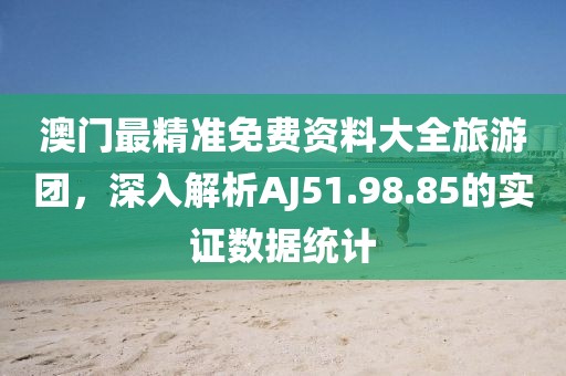 澳門最精準(zhǔn)免費資料大全旅游團，深入解析AJ51.98.85的實證數(shù)據(jù)統(tǒng)計
