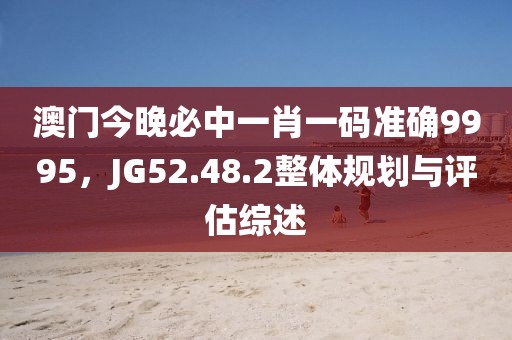 澳門今晚必中一肖一碼準確9995，JG52.48.2整體規(guī)劃與評估綜述