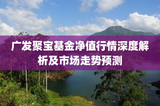 廣發(fā)聚寶基金凈值行情深度解析及市場走勢預(yù)測