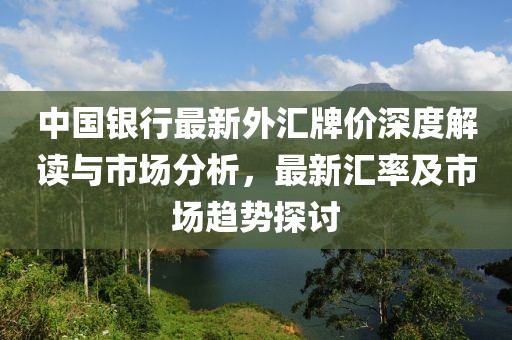 中國(guó)銀行最新外匯牌價(jià)深度解讀與市場(chǎng)分析，最新匯率及市場(chǎng)趨勢(shì)探討