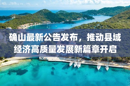 確山最新公告發(fā)布，推動縣域經(jīng)濟高質量發(fā)展新篇章開啟