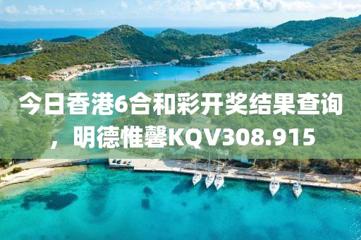 今日香港6合和彩開(kāi)獎(jiǎng)結(jié)果查詢，明德惟馨KQV308.915