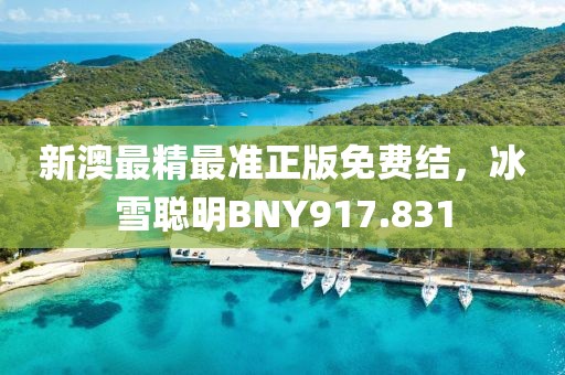 新澳最精最準正版免費結，冰雪聰明BNY917.831