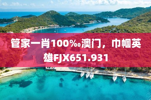 管家一肖100‰澳門(mén)，巾幗英雄FJX651.931