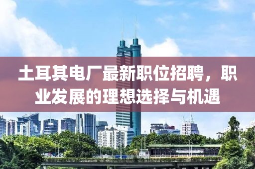 土耳其電廠最新職位招聘，職業(yè)發(fā)展的理想選擇與機遇
